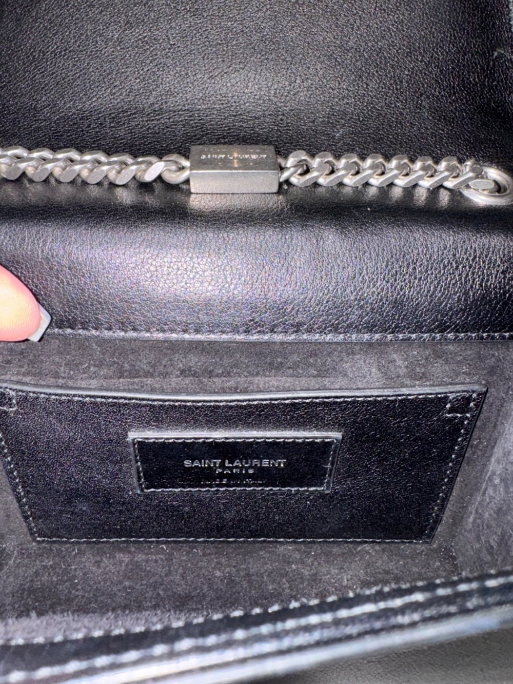 YSL Kate Monogram Jeweled & Studded Chain Bag~EUC - Picture 11 of 11